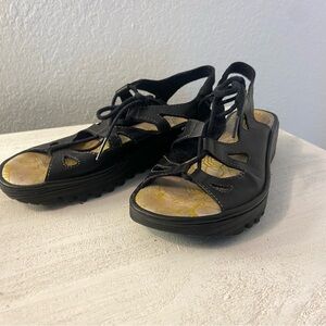 Fly London Lace Up Sandals